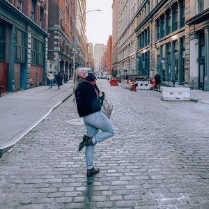 Rollas super high rise relaxed fit "ELLE" Jean